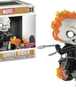 Funko Pop Rides: Marvel Classic Ghost Rider With Bike Vinyl Figure Funko Pops!