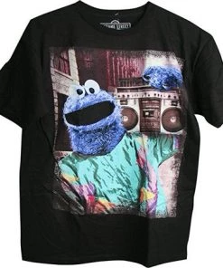 Impact Sesame Street Cookie Monster "Carrying Boombox" T-shirt