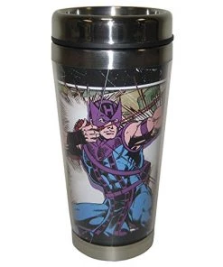Marvel Westland Giftware Hawkeye Stainless Steel & Acrylic Tumbler, 16 Oz
