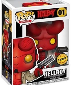 Funko Hellboy Comic Hellboy With Jacket Pop Vinyl Figure Chase Variant And (Bundled With PROTECTOR CASE)
