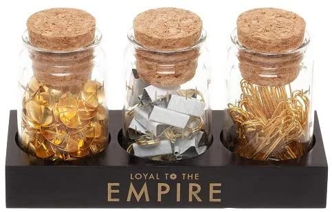 Bioworld Star Wars Empire Glass Jar Stationery Set Disney 3 Bioworld Star Wars Empire Glass Jar Stationery Set Disney