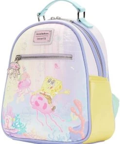 Loungefly Spongebob Squarepants Pastel Jellyfishing Mini Backpack