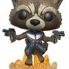 Funko POP Movies: Guardians Of The Galaxy 2 Flying Rocket Toy Figure 1 Funko POP Movies: Guardians Of The Galaxy 2 Flying Rocket Toy Figure