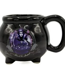 Silver Buffalo Disney The Evil Queen Black Kettle 20oz. Ceramic Mug