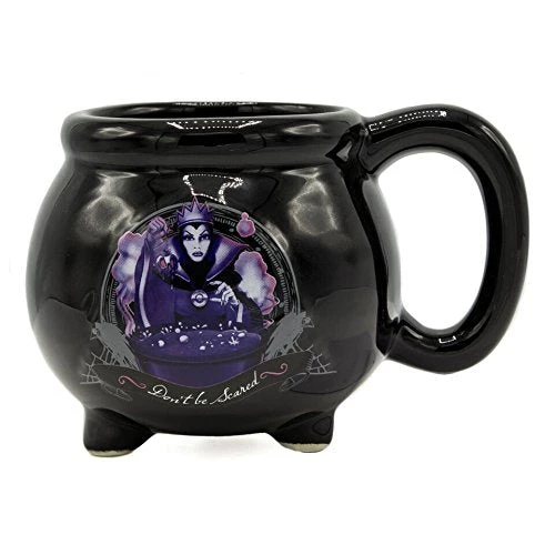 Silver Buffalo Disney The Evil Queen Black Kettle 20oz. Ceramic Mug 3 Silver Buffalo Disney The Evil Queen Black Kettle 20oz. Ceramic Mug
