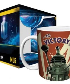 Culturenik Doctor Who Dalek To Victory Ceramic 11 Oz. Mug