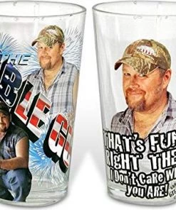 Surreal Entertainment Larry The Cable Guy 2 Piece Glass Set