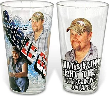 Surreal Entertainment Larry The Cable Guy 2 Piece Glass Set 3 Surreal Entertainment Larry The Cable Guy 2 Piece Glass Set