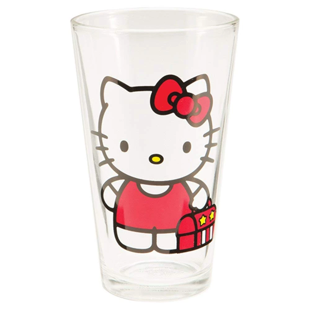 Vandor Hello Kitty 4 Pc 16 Oz Glass Set, Multicolor 6 Vandor Hello Kitty 4 Pc 16 Oz Glass Set, Multicolor