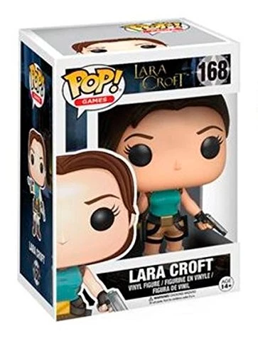 Funko Pops! Funko POP Games: Tomb Raider Lara Croft Toy Figure 4 Funko Pops! Funko POP Games: Tomb Raider Lara Croft Toy Figure