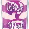 Tervis Alice In Wonderland: Cheshire Cat "We're All Mad Here" 24 Oz. Water Bottle Disney