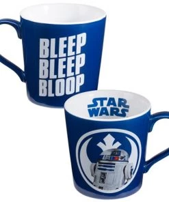 Disney Vandor Set Of Star Wars, 12oz Ceramic R2D2 Mug, Bleep Bleep Bloop 7 Disney Vandor Set Of Star Wars, 12oz Ceramic R2D2 Mug, Bleep Bleep Bloop