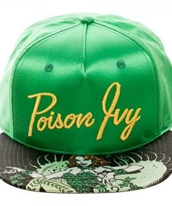 Bioworld DC Comics Poison Ivy Satin Snapback Baseball Hat