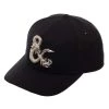 Bioworld Hats Dungeons And Dragons Snapback Hat With Metal Ampersand Artwork