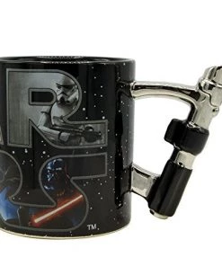 Silver Buffalo Star Wars Light Saber Handle Ceramic 3D 20oz. Sculpted Mug