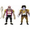 NECA Movies Teenage Mutant Ninja Turtles Turtle TIME Pirate Bebop & Rocksteady 7" Action Figure 2PK