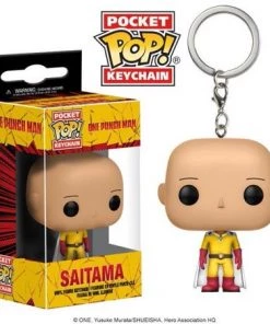 One Punch Man Saitama Mini Funko Pop Keychain