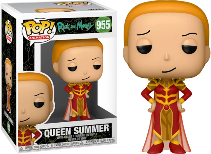 Funko Pops! Funko POP Animation: Rick & Morty- Queen Summer 4 Funko Pops! Funko POP Animation: Rick & Morty- Queen Summer