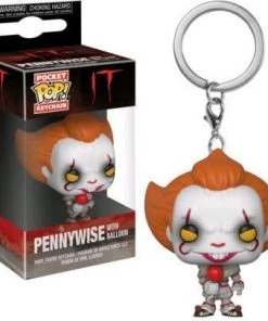Movies IT Pennywise With Balloon Mini Funko Pop Keychain