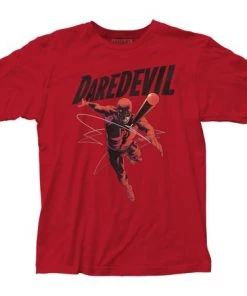 Impact Marvel Comics - Daredevil Comic Book Adult Fitted T-Shirt