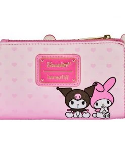 Loungefly Sanrio My Melody And Kuromi Flap Wallet 9 Loungefly Sanrio My Melody And Kuromi Flap Wallet