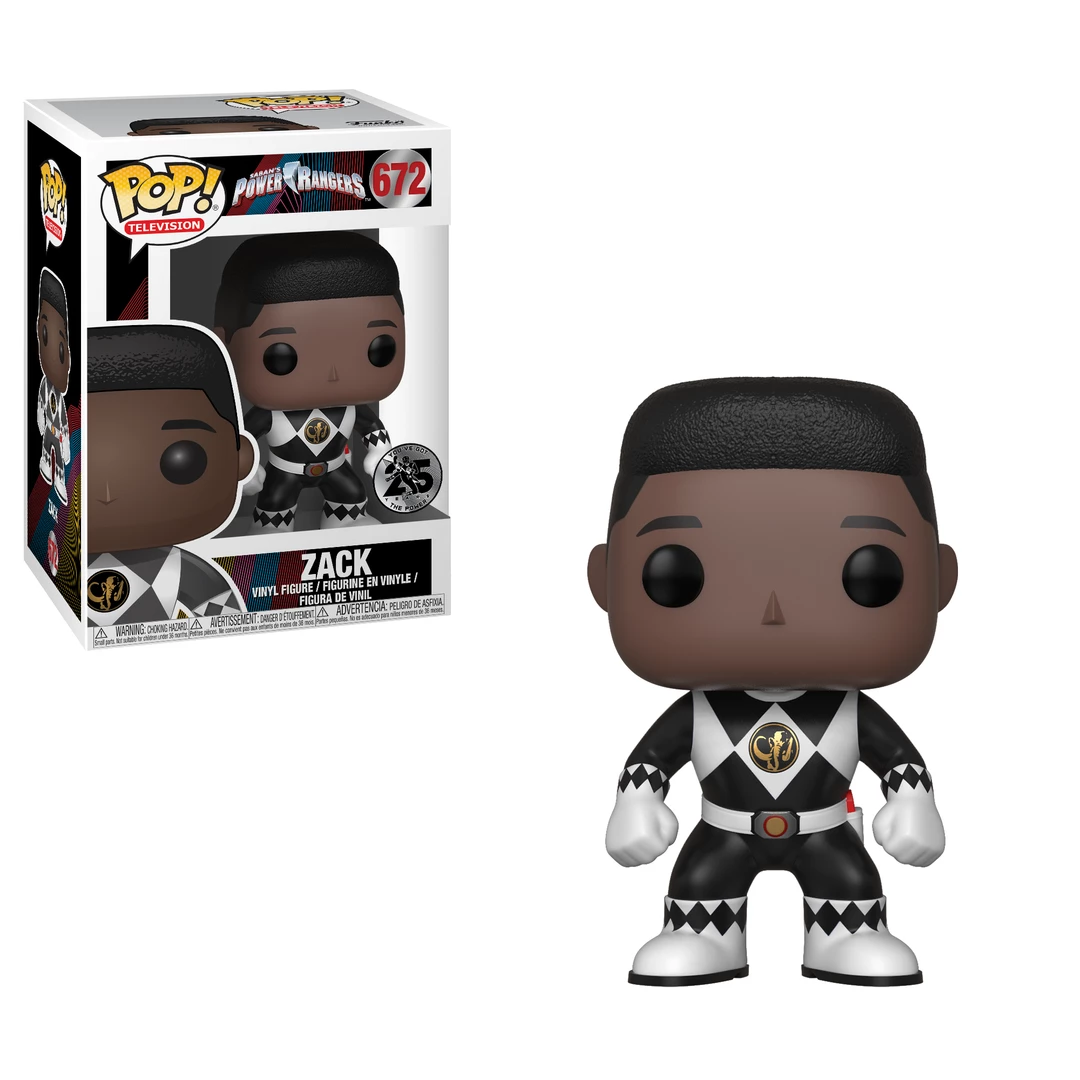 Funko Pop TV: Power Rangers - Zack (Black Ranger) 3 Funko Pop TV: Power Rangers - Zack (Black Ranger)