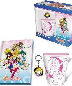 Abysse America Sailor Moon Princesses Gift Set - Mug, Notebook And Keychain
