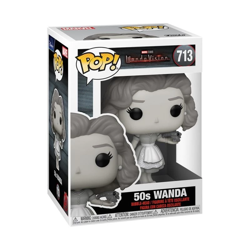 Funko Pop! Marvel: WandaVision - 50's Wanda Vinyl Figure 4 Funko Pop! Marvel: WandaVision - 50's Wanda Vinyl Figure