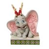 Enesco Disney Dumbo "Santa's Cheerful Helper" L' Assistant Jovial Du Pere Noel Figurine