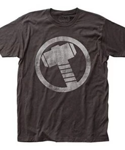 Impact Marvel - Thor Distressed Logo Adult Fitted T Shirt
