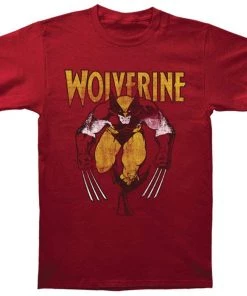 Impact Marvel X Men Wolverine Vintage Stance T-Shirt