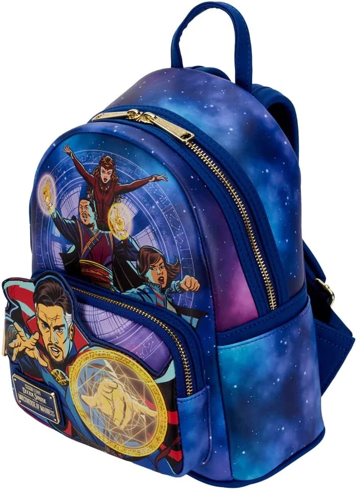 Loungefly Marvel Dr. Strange Multiverse Double Strap Mini Backpack 5 Loungefly Marvel Dr. Strange Multiverse Double Strap Mini Backpack