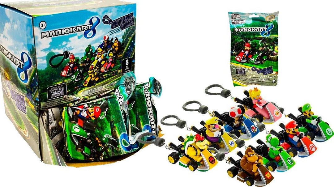 U.C.C. Distributing Nintendo - Mario Kart 8: Backpack Buddy Hanger - Blind Box 3 U.C.C. Distributing Nintendo - Mario Kart 8: Backpack Buddy Hanger - Blind Box