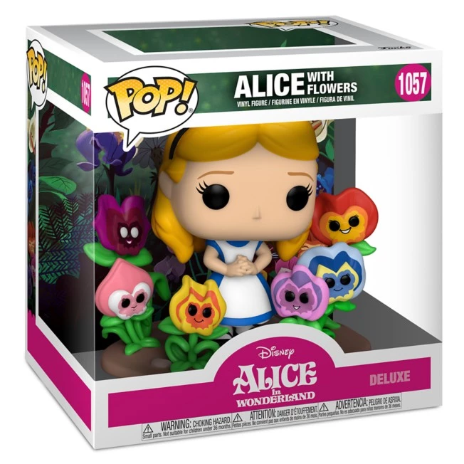Funko POP Deluxe: Alice In Wonderland 70th– Alice In Wonderland W/Flowers 5 Funko POP Deluxe: Alice In Wonderland 70th– Alice In Wonderland W/Flowers