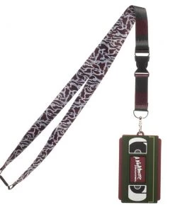 Bioworld Movies Nightmare On Elm Street Lanyard With Molded Rubber VHS ID Badge Holder