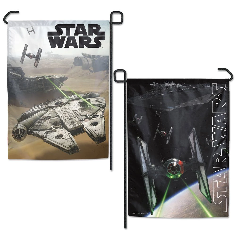 Wincraft Star Wars Garden Flags 2 Sided, Multicolor 3 Wincraft Star Wars Garden Flags 2 Sided, Multicolor