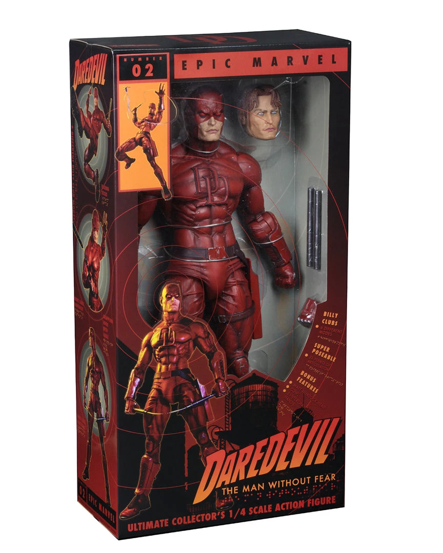 NECA Marvel Classics Daredevil 1/4 Action Figure 5 NECA Marvel Classics Daredevil 1/4 Action Figure