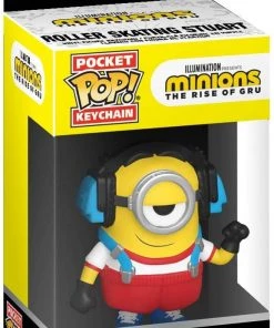 Funko Movies POP Keychain: Minions 2- Roller Skating Stuart