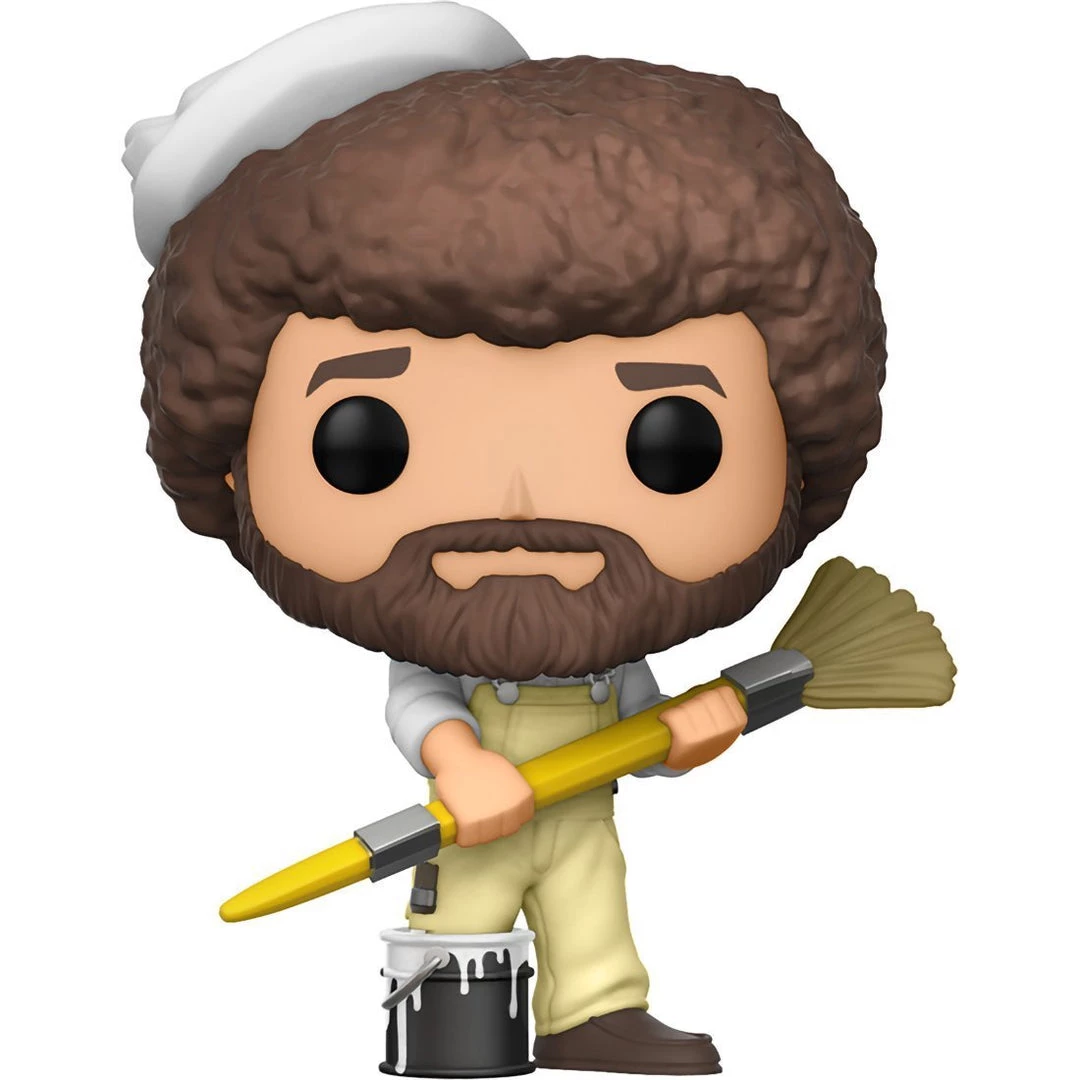 Funko Pop TV: Bob Ross - Bob Ross In Overalls Vinyl Figure Funko Pops! 4 Funko Pop TV: Bob Ross - Bob Ross In Overalls Vinyl Figure Funko Pops!