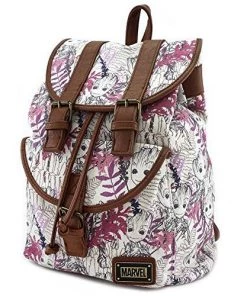 Loungefly Marvel Guardians Of The Galaxy Groot Leaves Canvas Backpack