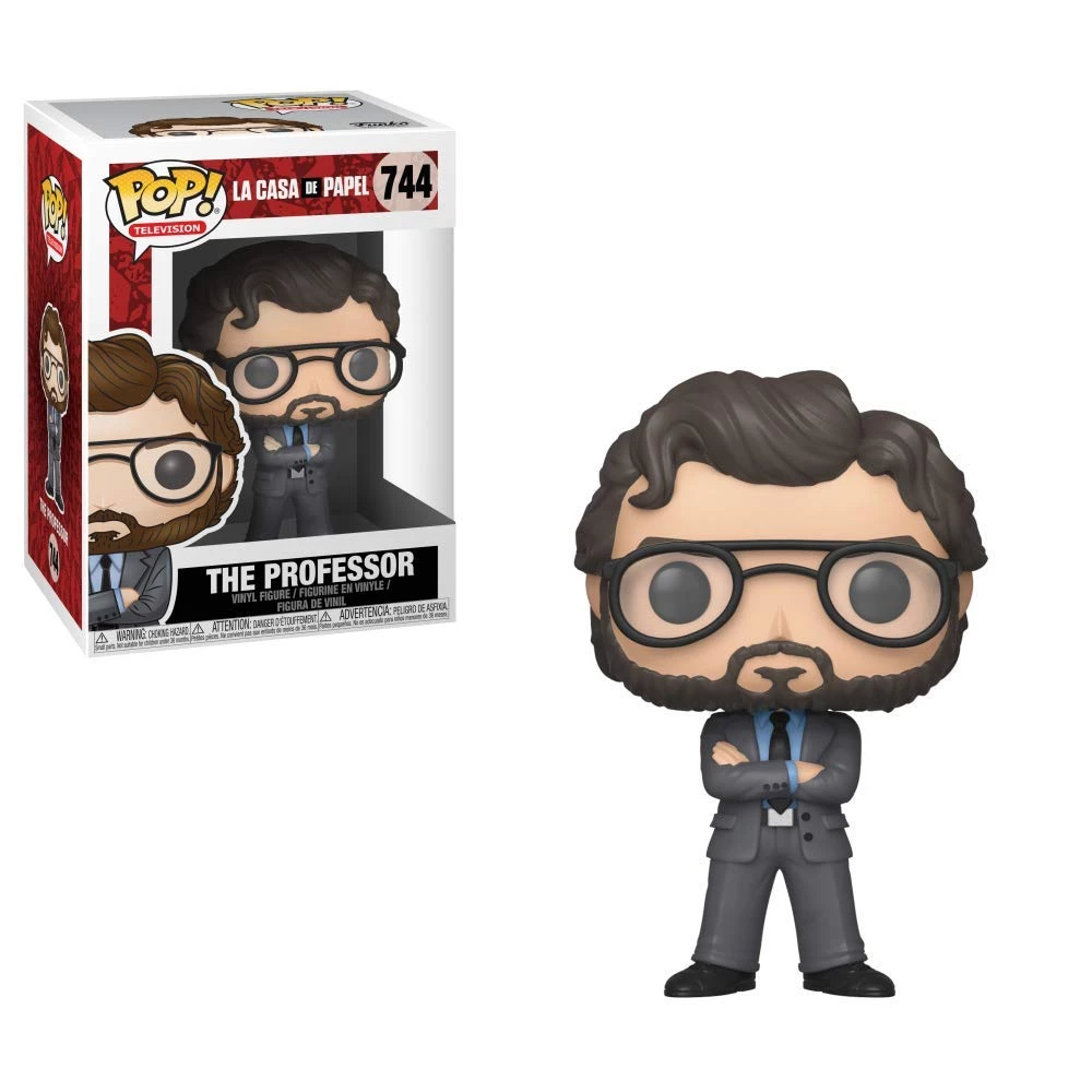 Funko Pops! Money Heist (La Casa De Papel) - The Professor Funko POP TV Vinyl Figure 3 Funko Pops! Money Heist (La Casa De Papel) - The Professor Funko POP TV Vinyl Figure