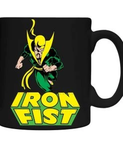 Surreal Entertainment Officially Licensed Marvel Superhero Iron Fist Coffee Molded Mug, 16 Oz