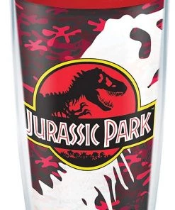 Jurassic Park Red Camo 16 Oz. Tervis Tumbler Movies