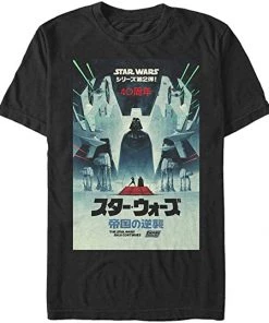 FifthSun Star Wars Men's 40th Anniversary Japanese Poster T Shirt Movies