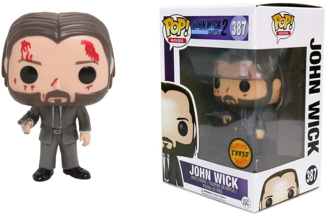 Funko POP! Movies: John Wick - John Wick W/ Chase Funko Pops! 6 Funko POP! Movies: John Wick - John Wick W/ Chase Funko Pops!
