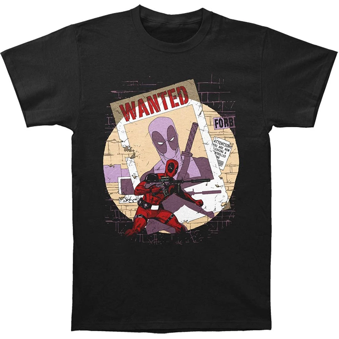 Impact Deadpool Wanted T-shirt Black 4 Impact Deadpool Wanted T-shirt Black
