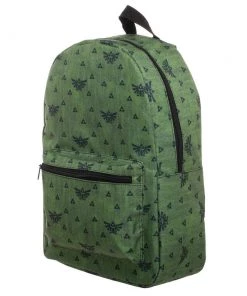 Bioworld Video Games Legenda Of Zelda Backpack Black Accents Of The Zelda Logo