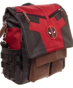 Bioworld Marvel Deadpool Costume Inspired Utility Bag Crossbody Messenger Laptop Case