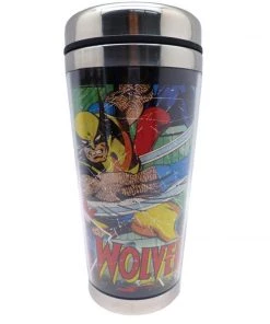 Marvel Westland Giftware 16-Ounce Wolverine Acrylic And Stainless Steel Travel Mug
