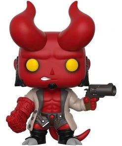 Funko Hellboy Comic Hellboy With Jacket Pop Vinyl Figure Chase Variant And (Bundled With PROTECTOR CASE)